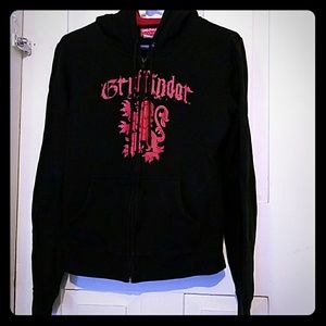 Vintage Gryffindor Zip Up Hoodie Size Medium 🦁